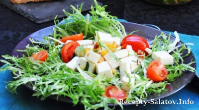 Овощной салат с Фета в остром маринаде - пошаговый рецепт