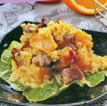 Салат из говядины с рисом по-японски пошаговый рецепт