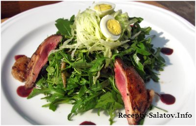 Салат с перепелкой / Quail Salad
