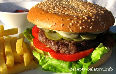 Бургер с говядиной · Beef Burger