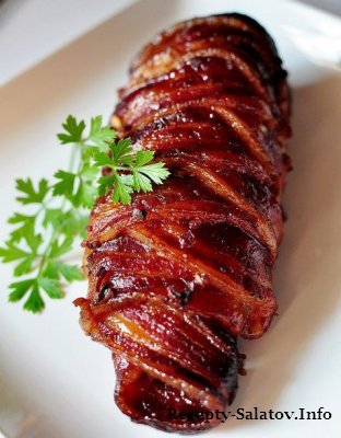 Рецепт из ресторана плетенка из свиной вырезки