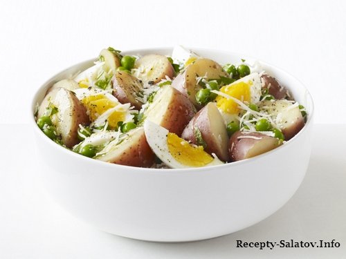 Образец подачи блюда - Картофельный салат с яйцами