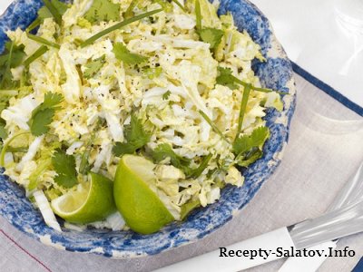 Сочный салат с савойской капустой пошаговый рецепт с фото