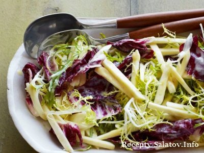 Сочный салат из корня сельдерея со сливками