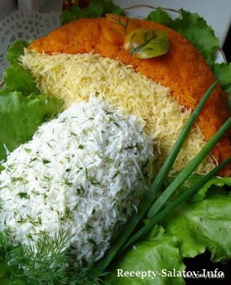 Вкусный салат "Белый гриб"на праздничный стол