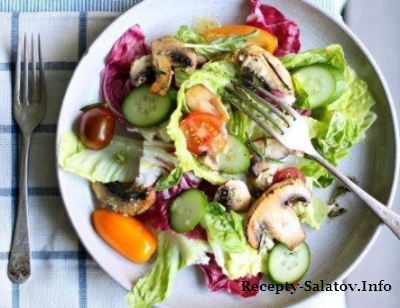 Овощной салат Витаминная Бомба для тех кто на диете