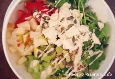 Топ 6 легких диетических салатов на обед или ужин