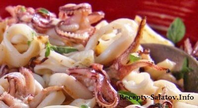 Рецепт жареных кальмаров в оливковом масле на сковородке гриль