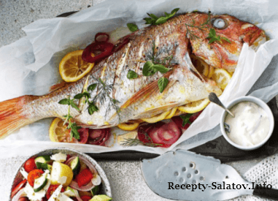 Как приготовить рыбу по-гречески классический рецепт с фото