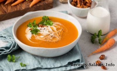 Морковно-апельсиновый крем-суп пошаговый рецепт с фото