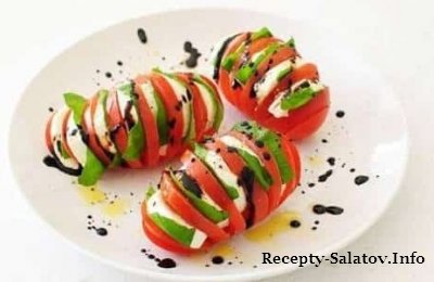 Рецепт Итальянского салата Капрезе - пошаговый рецепт с фото
