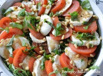 Простой салат из холодного риса для барбекю пошаговый рецепт