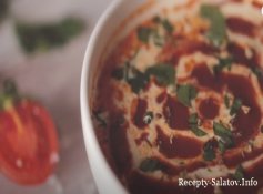 Быстрый томатный суп на курином бульоне - видео рецепт