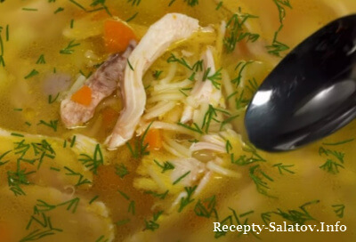 Самый простой и очень вкусный куриный суп - видео рецепт