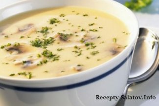 Сливочный крем суп с сушеными белыми грибами - пошаговый рецепт