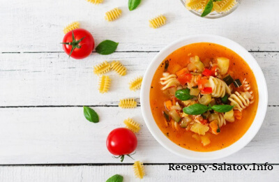 Как приготовить Итальянский овощной суп минестроне