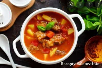 Суп из говядины и овощей по венгерский - Рецепт от Ивлева