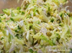 Фитнес салат из куриной грудки для тех кто на диете - рецепт