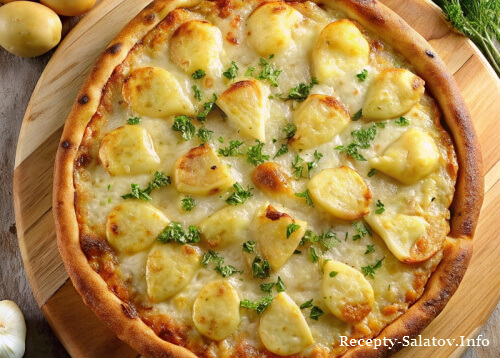 Удивительная картофельная пицца с сыром: Рецепт от ПроСто кухни