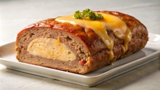 Рецепт ПроСто Кухня - Мясной хлебец с сырной начинкой