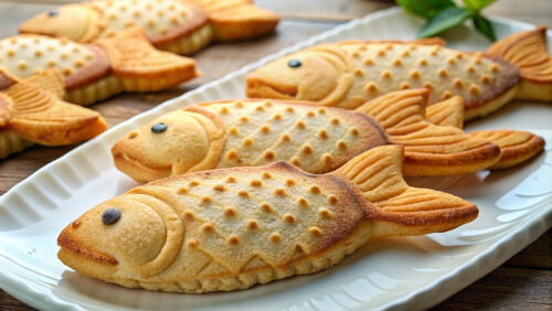 Печенье в форме рыбки от Шеф повара из Японии, Йоши Фудзивара