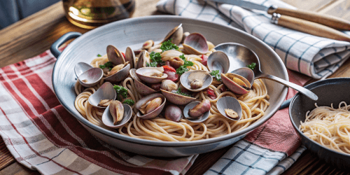 Спагетти с моллюсками: пошаговый рецепт полезной пасты